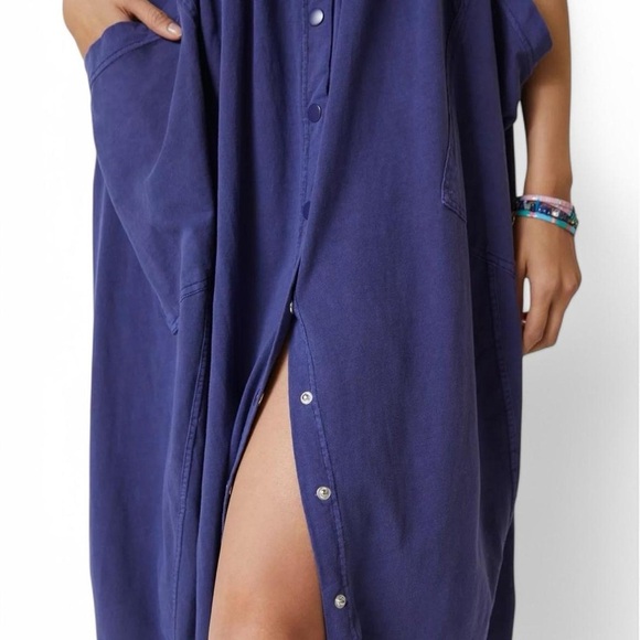 NWT -Daily Practice by Anthropologie Greenfield Parachute Dress | Size M - Picture 3 of 9